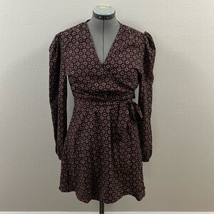 Michael Kors Women's Foulard-Print Wrap Dress